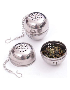 Infusor de Té Acero Inoxidable SHUO 2 Piezas 32g
