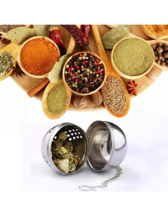 Infusor de Té Acero Inoxidable SHUO 2 Piezas 32g 2