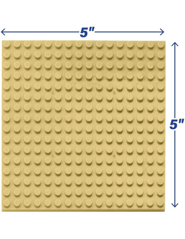 Placas Base de Ladrillos SCS Direct 5x5 cm Arena (10pcs)