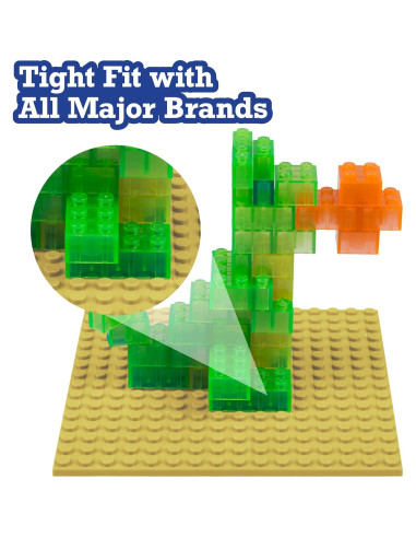 Placas Base de Ladrillos SCS Direct 5x5 cm Arena (10pcs)