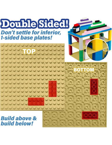 Placas Base de Ladrillos SCS Direct 5x5 cm Arena (10pcs)