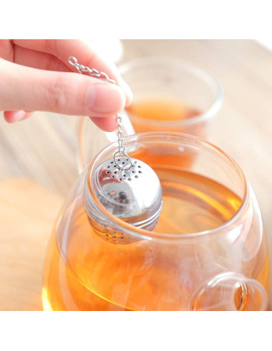 Infusor de Té Acero Inoxidable SHUO 2 Piezas 32g