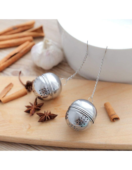 Infusor de Té Acero Inoxidable SHUO 2 Piezas 32g