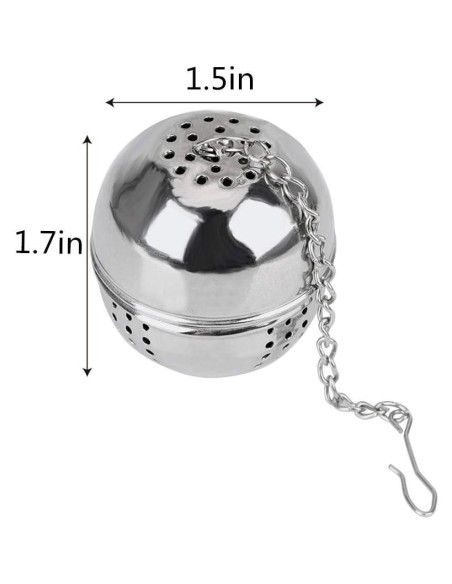 Infusor de Té Acero Inoxidable SHUO 2 Piezas 32g