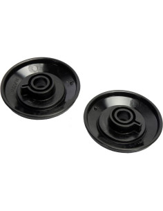 Cubierta de Placa Pivotante BELL MX-9 Adventure - 2 Piezas - Negro 2