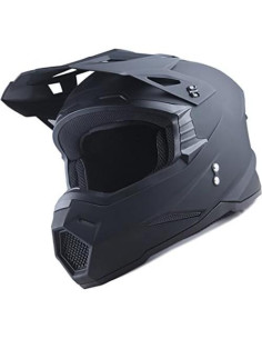 Casco 1Storm HF801 Negro Mate + Gafas y Guantes MX 2