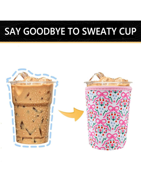 Mangas Aislantes Reutilizables YR para Vasos de Café Neopreno