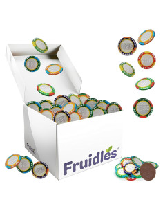 Fruidles Fichas de Poker Chocolate Belga 9,07 kg Kosher