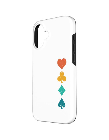 Funda Retro de Naipes Jaybeez para iPhone 16 - Protección Alta