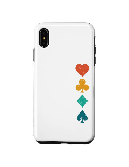 Funda Retro de Naipes para iPhone XS Max - Jaybeez