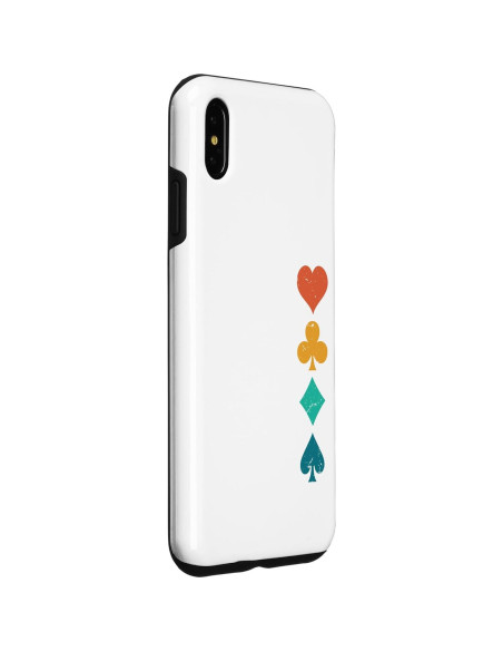 Funda Retro de Naipes para iPhone XS Max - Jaybeez