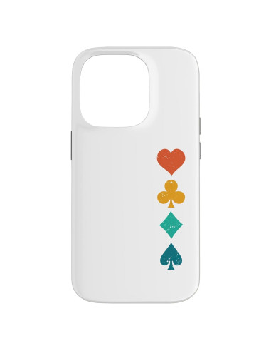 Funda Retro de Naipes para iPhone 14 Pro - Jaybeez