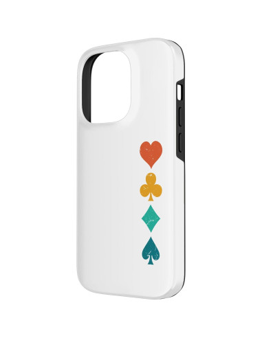 Funda Retro de Naipes para iPhone 14 Pro - Jaybeez