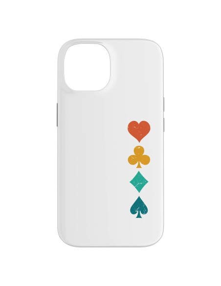 Funda Retro de Naipes Jaybeez para iPhone 14 - Protección Alta