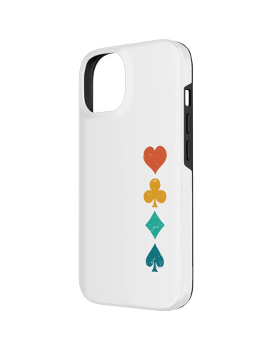 Funda Retro de Naipes Jaybeez para iPhone 14 - Protección Alta