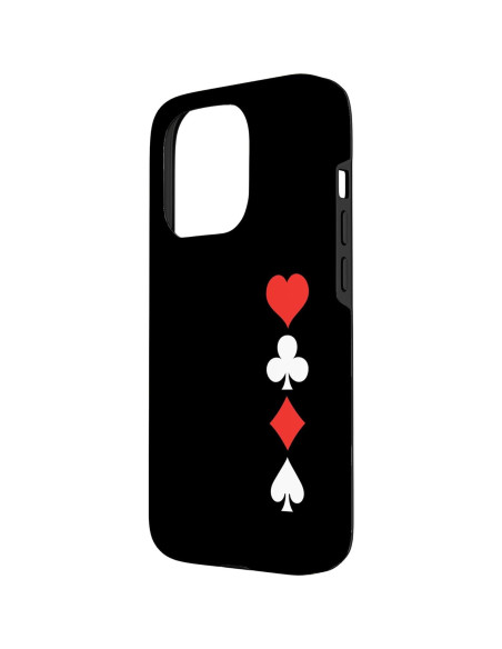 Funda Protectora iPhone 15 Pro Diseño Palos de Cartas