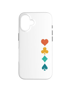 Funda Retro de Naipes Jaybeez para iPhone 16 - Protección Alta
