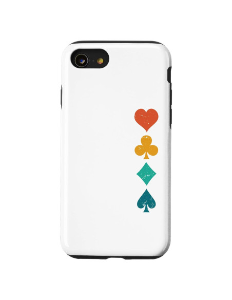 Funda Retro de Naipes Jaybeez para iPhone SE 2020 / 7 / 8