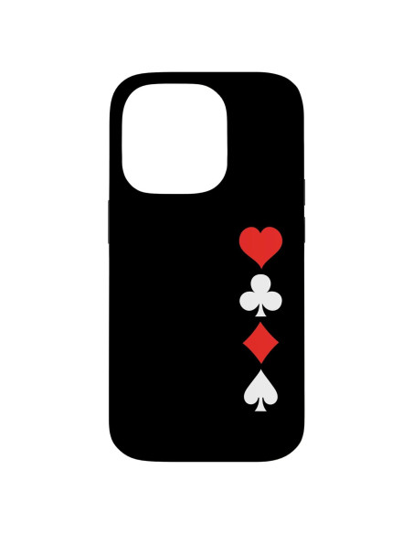 Funda Protectora iPhone 14 Pro Diseño Palos de Cartas