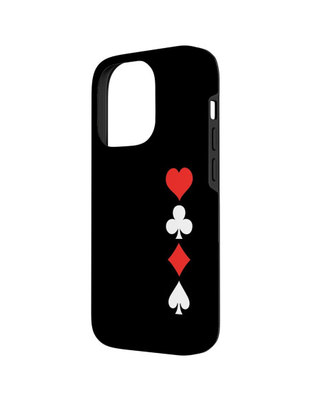 Funda Protectora iPhone 14 Pro Diseño Palos de Cartas