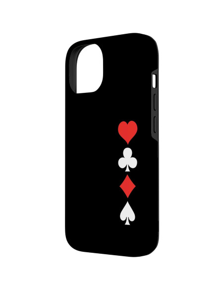 Funda Protectora para iPhone 14 con Diseño de Cartas