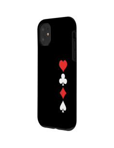 Funda Protectora para iPhone 11 con Diseño de Cartas 2