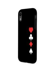 Funda Protectora para iPhone XR con Diseño de Cartas 2