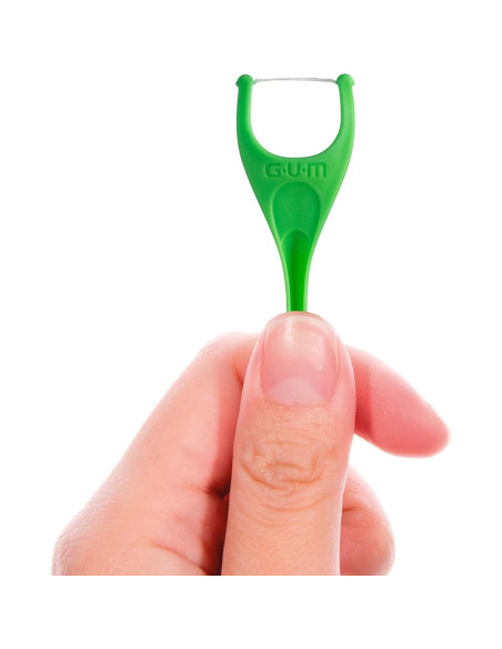 Palillos de Hilo Dental GUM Angulados Sabor Menta 75 Unidades Palillos de Hilo Dental GUM Angulados Sabor Menta 75 Unidades
