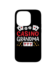 Funda Abuela Jugadora de Casino iPhone 14 Pro Resistente