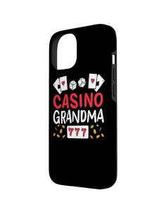 Funda Abuela Jugadora Casino iPhone 15 Protección Alta 2