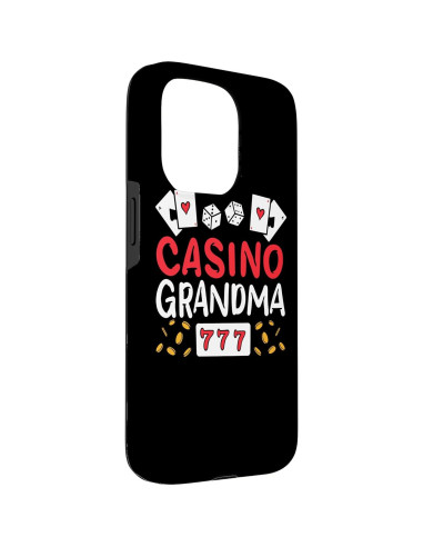 Funda Casino Abuela Jugadora Suertuda iPhone 15 Pro