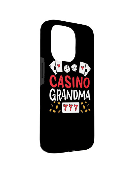 Funda Casino Abuela Jugadora Suertuda iPhone 15 Pro