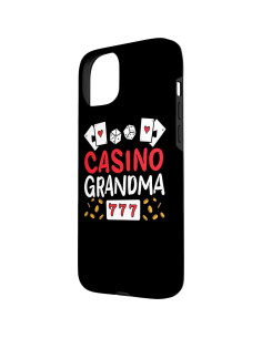 Funda Protectora iPhone 15 Plus Casino Abuela Jugadora 2