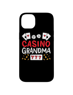 Funda Abuela Jugadora Casino iPhone 14 Plus Resistente