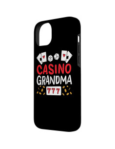 Funda Abuela Jugadora Casino iPhone 14 Plus Resistente 2