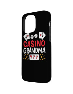 Funda iPhone 14 Pro Max Casino Abuela Jugadora Suertuda 2
