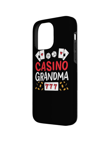 Funda iPhone 14 Pro Max Casino Abuela Jugadora Suertuda