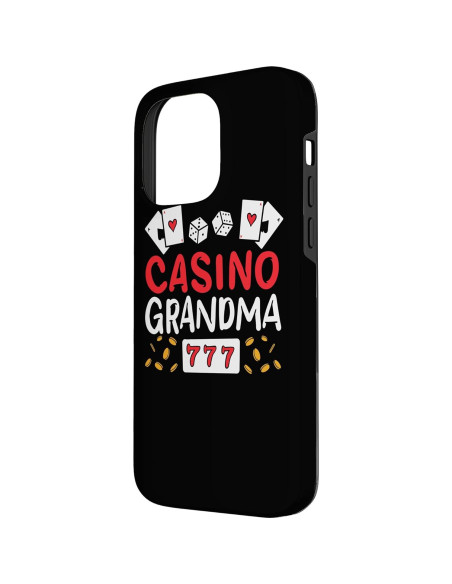 Funda iPhone 14 Pro Max Casino Abuela Jugadora Suertuda