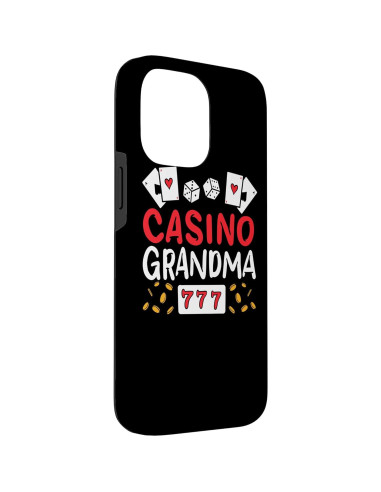 Funda iPhone 14 Pro Max Casino Abuela Jugadora Suertuda