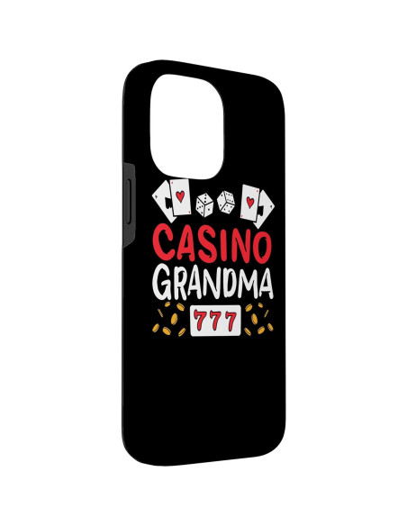Funda iPhone 14 Pro Max Casino Abuela Jugadora Suertuda