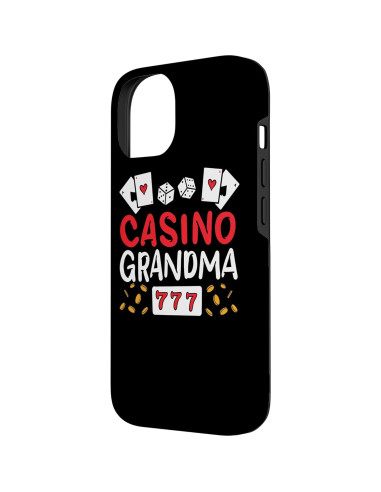 Funda Abuela Jugadora de Casino iPhone 14 - Protección Alta