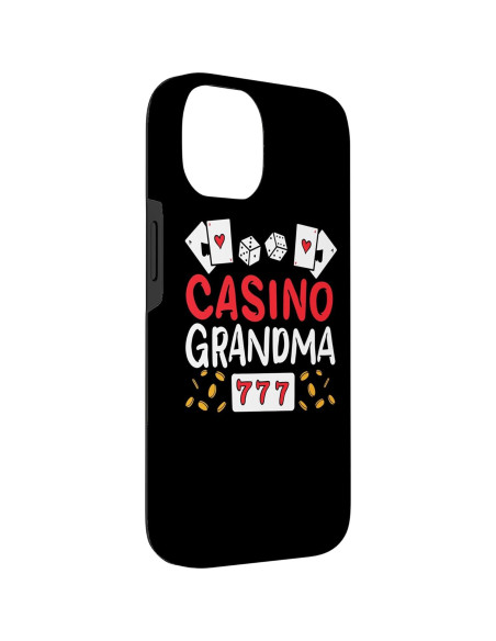 Funda Abuela Jugadora de Casino iPhone 14 - Protección Alta