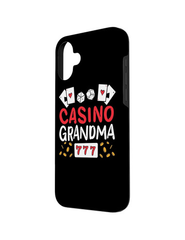Funda iPhone 16 Plus Abuela Casino Jugadora Afortunada