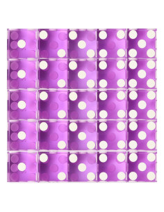 Dados de Casino GSE 25 Piezas 19mm Morados Alta Precisión