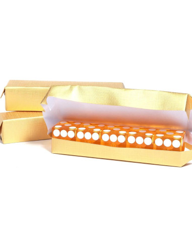 Dados de Casino GSE Amarillo 25 Piezas 19 mm Alta Precisión