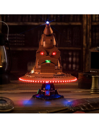 Kit de Iluminación LED BrickBling para Sombrero de Clasificación Lego 76429