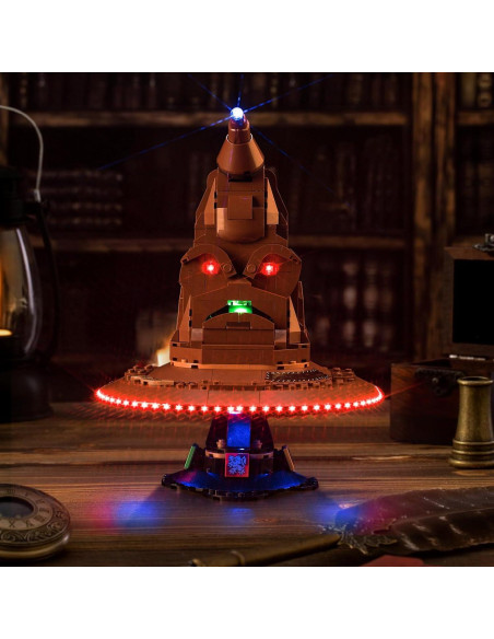 Kit de Iluminación LED BrickBling para Sombrero de Clasificación Lego 76429
