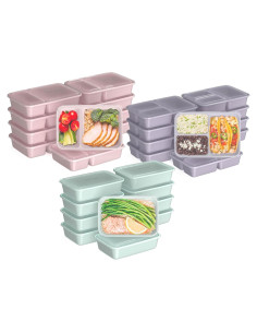 Kit de Preparación de Comidas Bentgo 60 Piezas - Contenedores Reutilizables