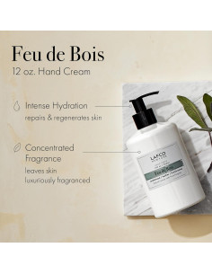 Crema de Manos LAFCO Fuego de Madera 340g Hipoalergénica 2