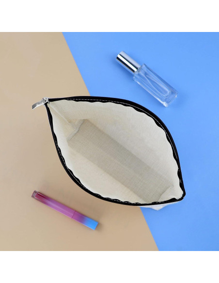 3 Pcs Bolsa de Maquillaje Casino para Mujeres 25x17 cm